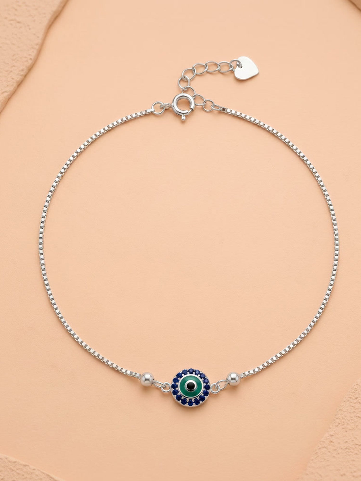 The Sapphire Guard Evil Eye Anklet