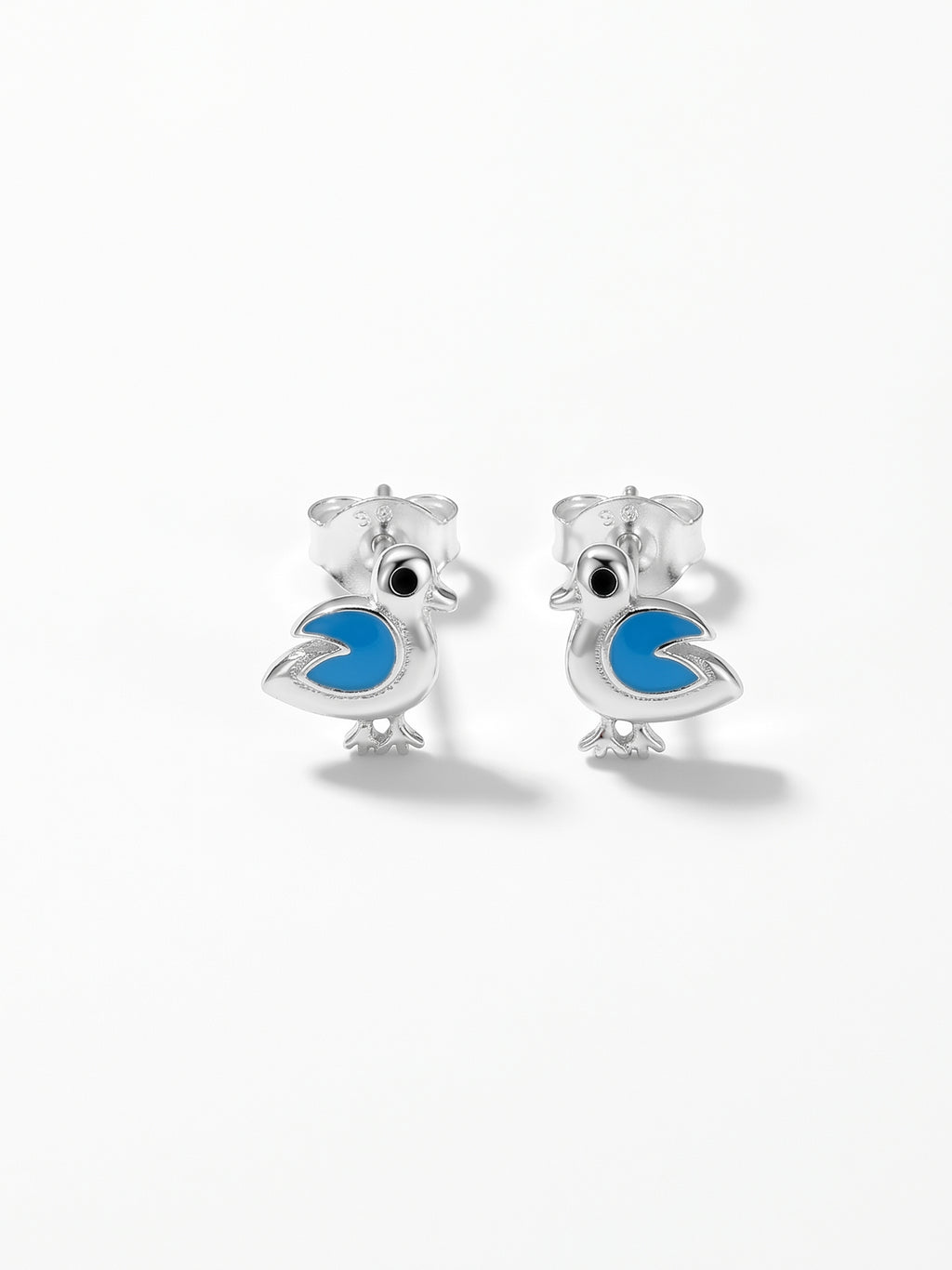 Whimsical Bluebird Studs