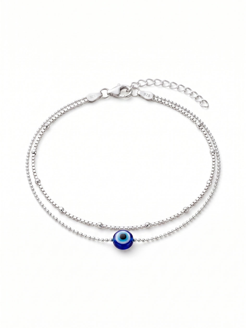 Double-Strand Evil Eye Protection Bracelet