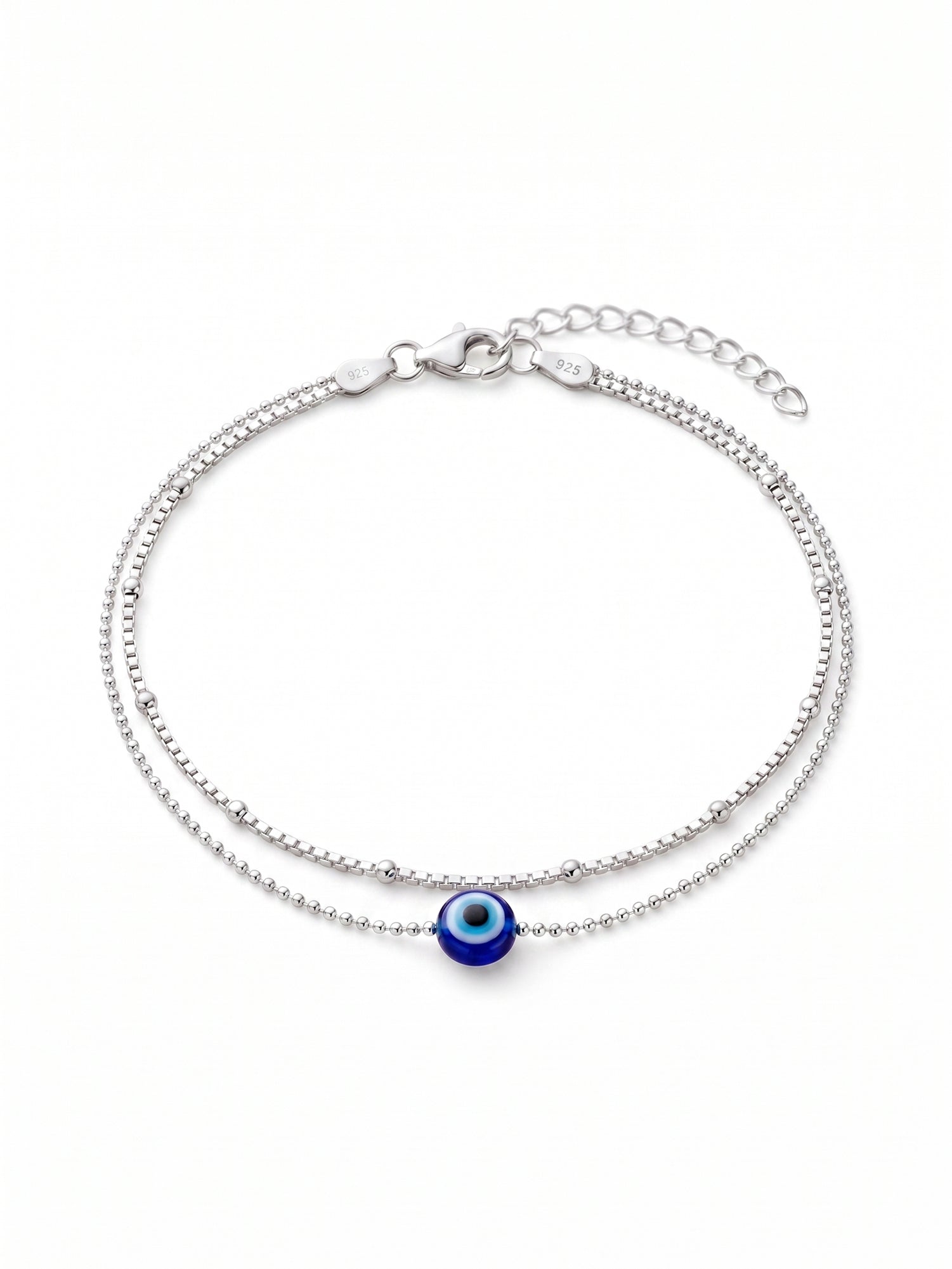 Double-Strand Evil Eye Protection Bracelet