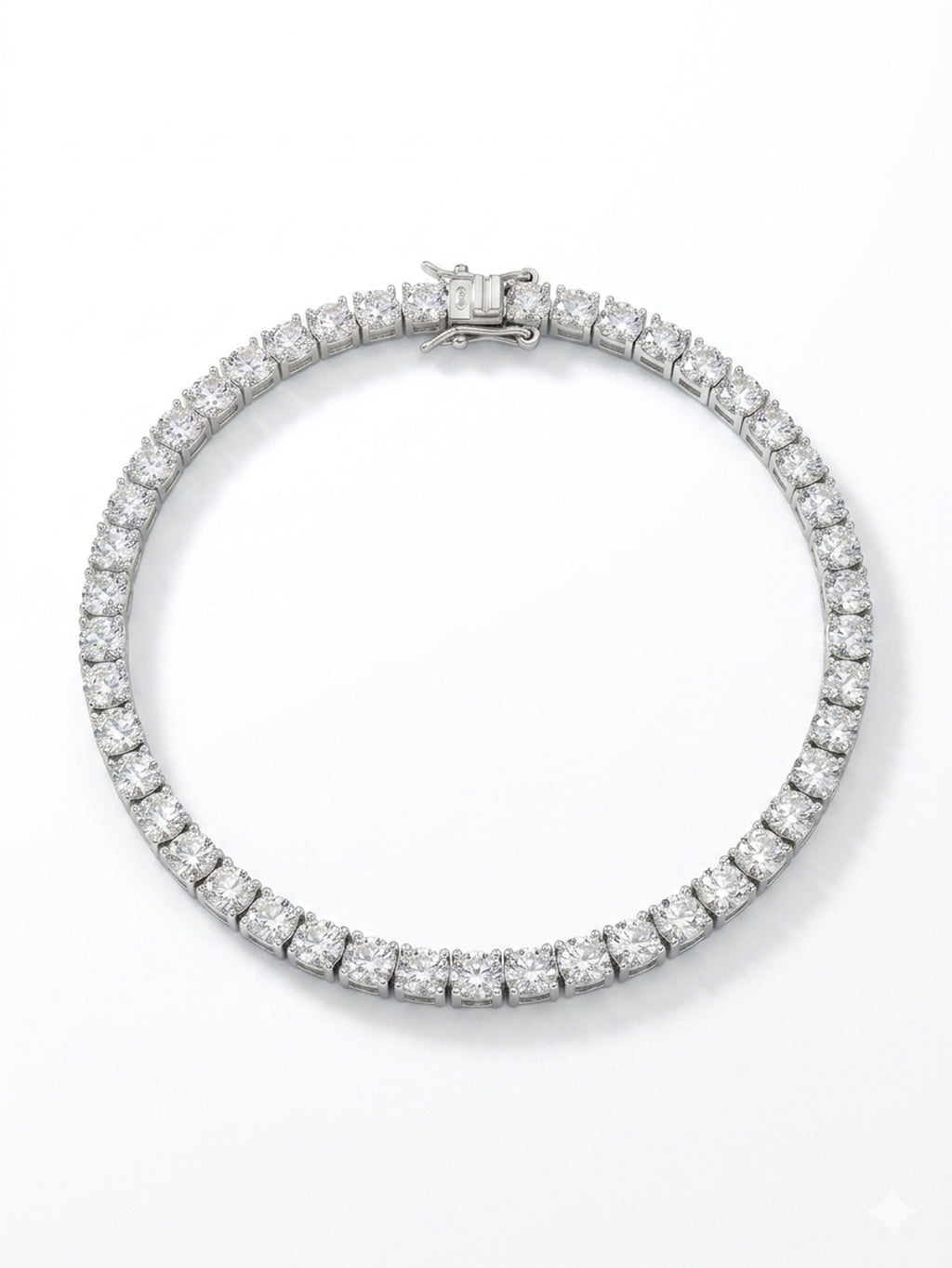 Starlight Cubic Zirconia Tennis Anklet