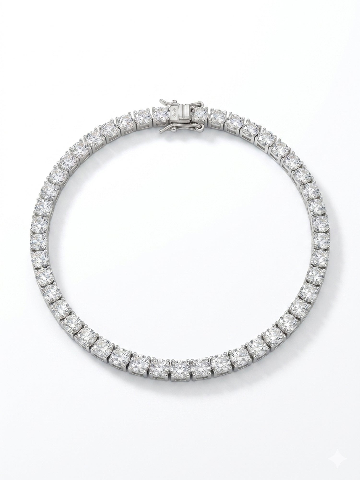 Starlight Cubic Zirconia Tennis Anklet
