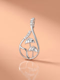 Enchanted Mushroom Teardrop Pendant