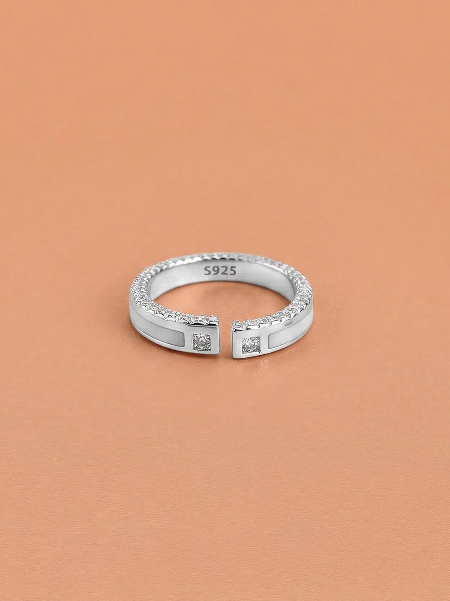 Mosaic Shimmer Adjustable Ring