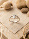 Marquise Stellar Silver Ring