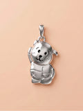 Kids Waving Puppy Pendant