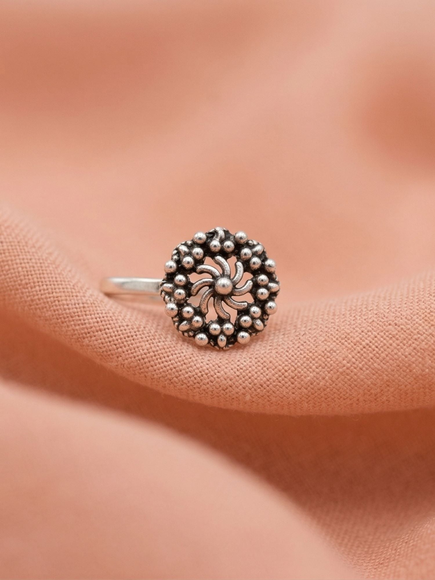 Swirl Mandala Nose Pin