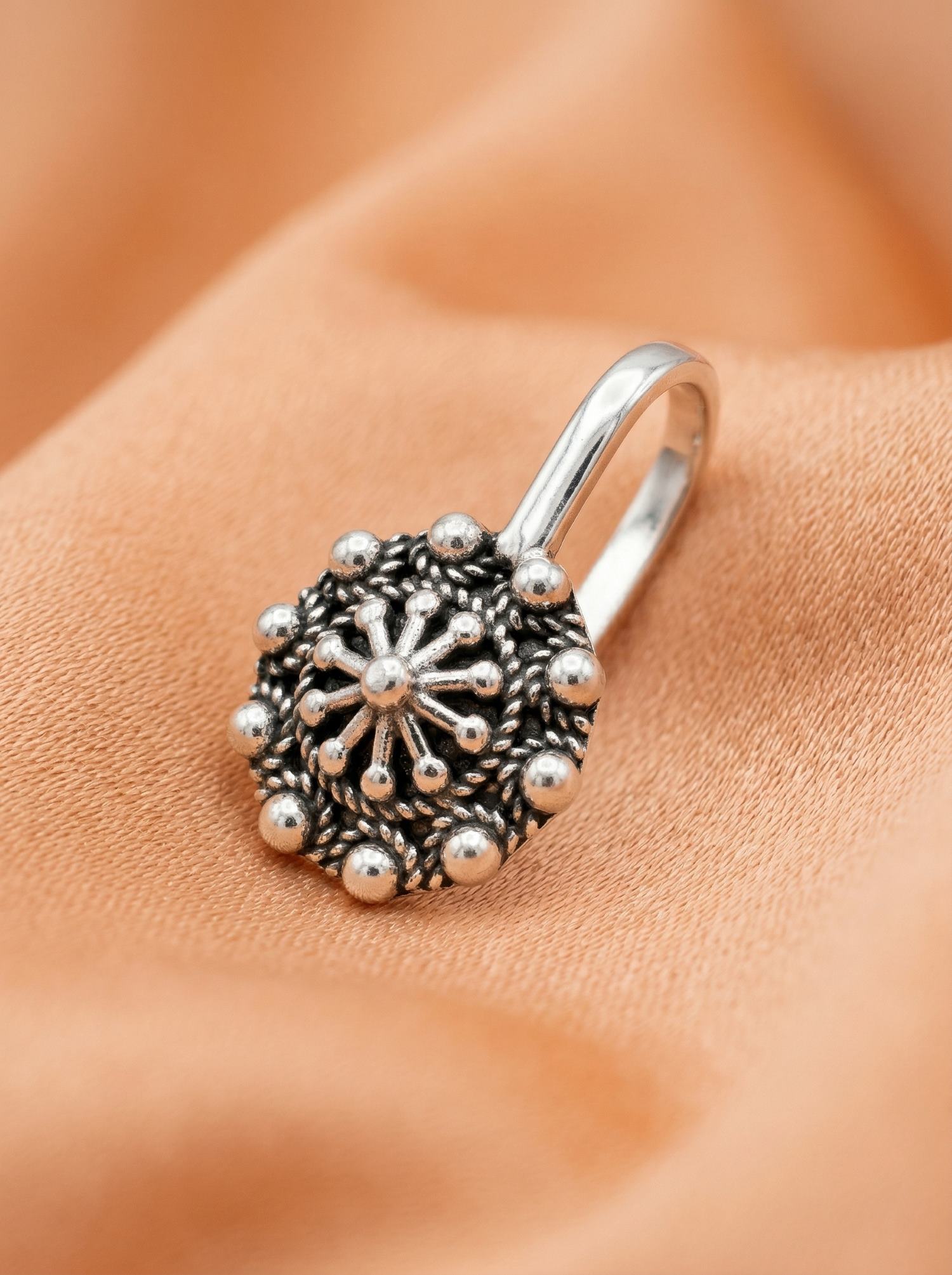 Ethnic Starburst Nose Pin