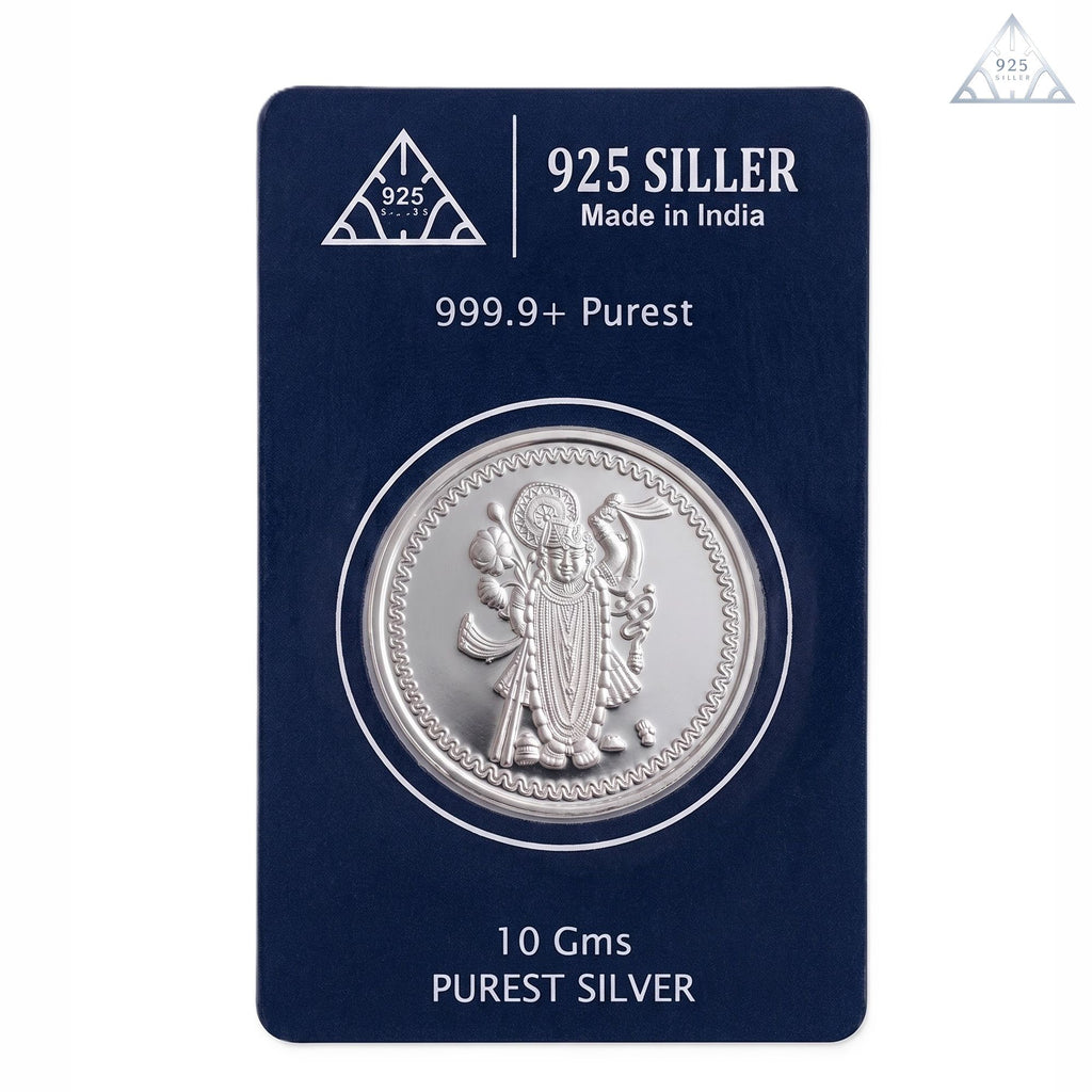 925 Sterling Silver Shrinathji Divine Silver Coin