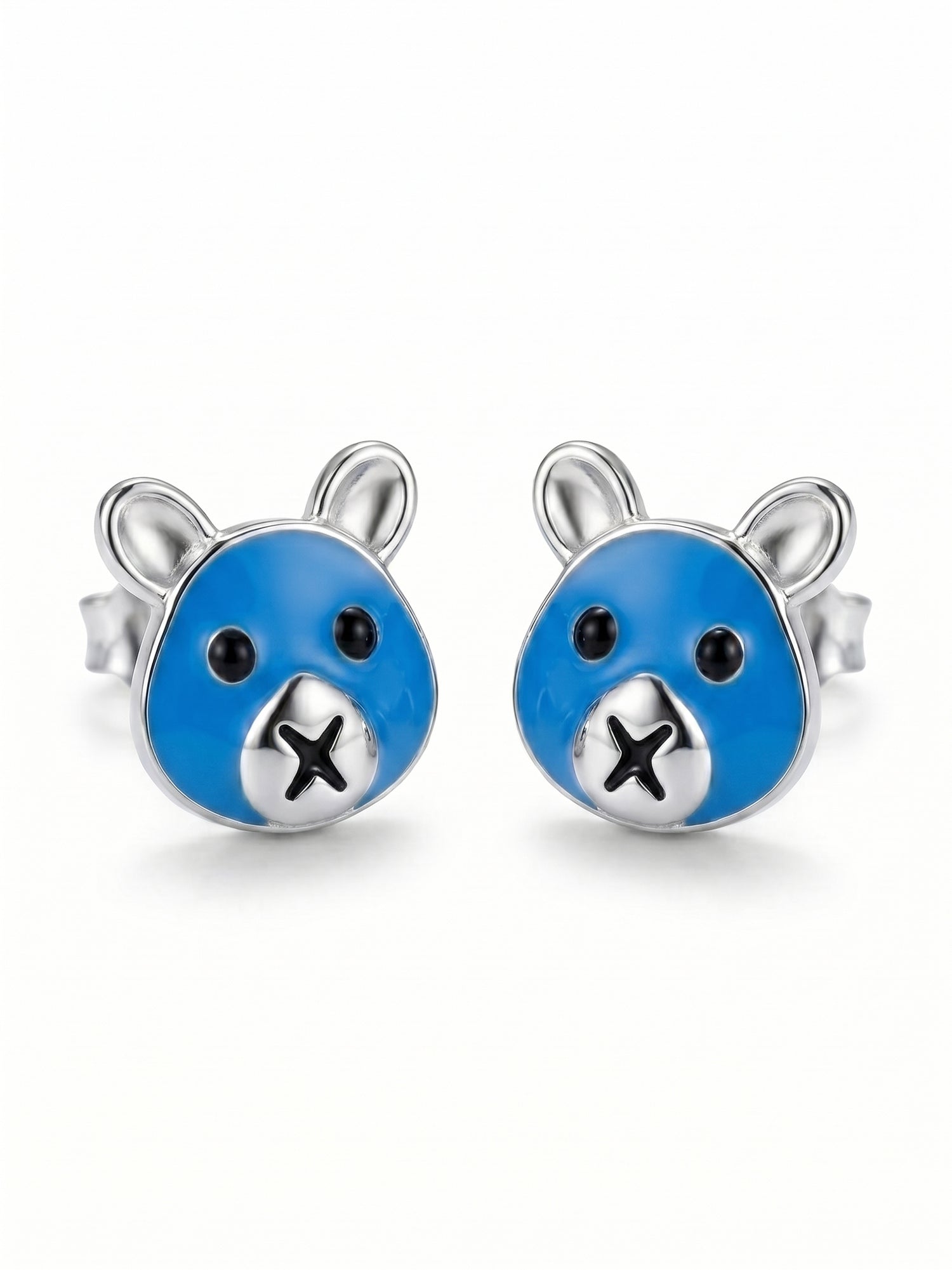 Midnight Blue Teddy Studs