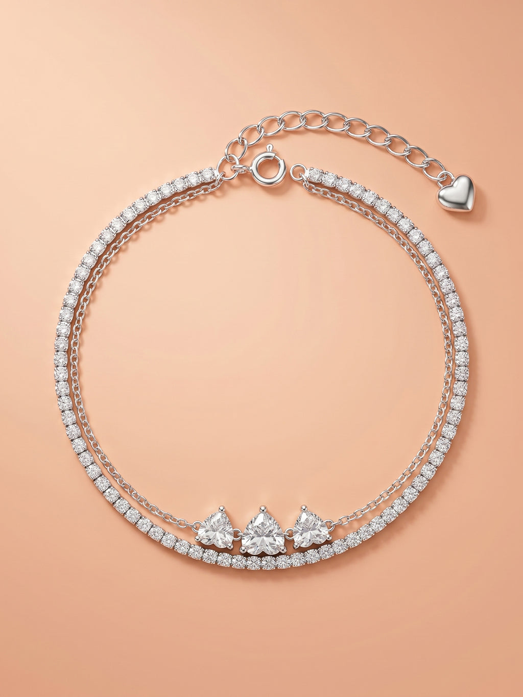 Tres Aura Tennis Bracelet