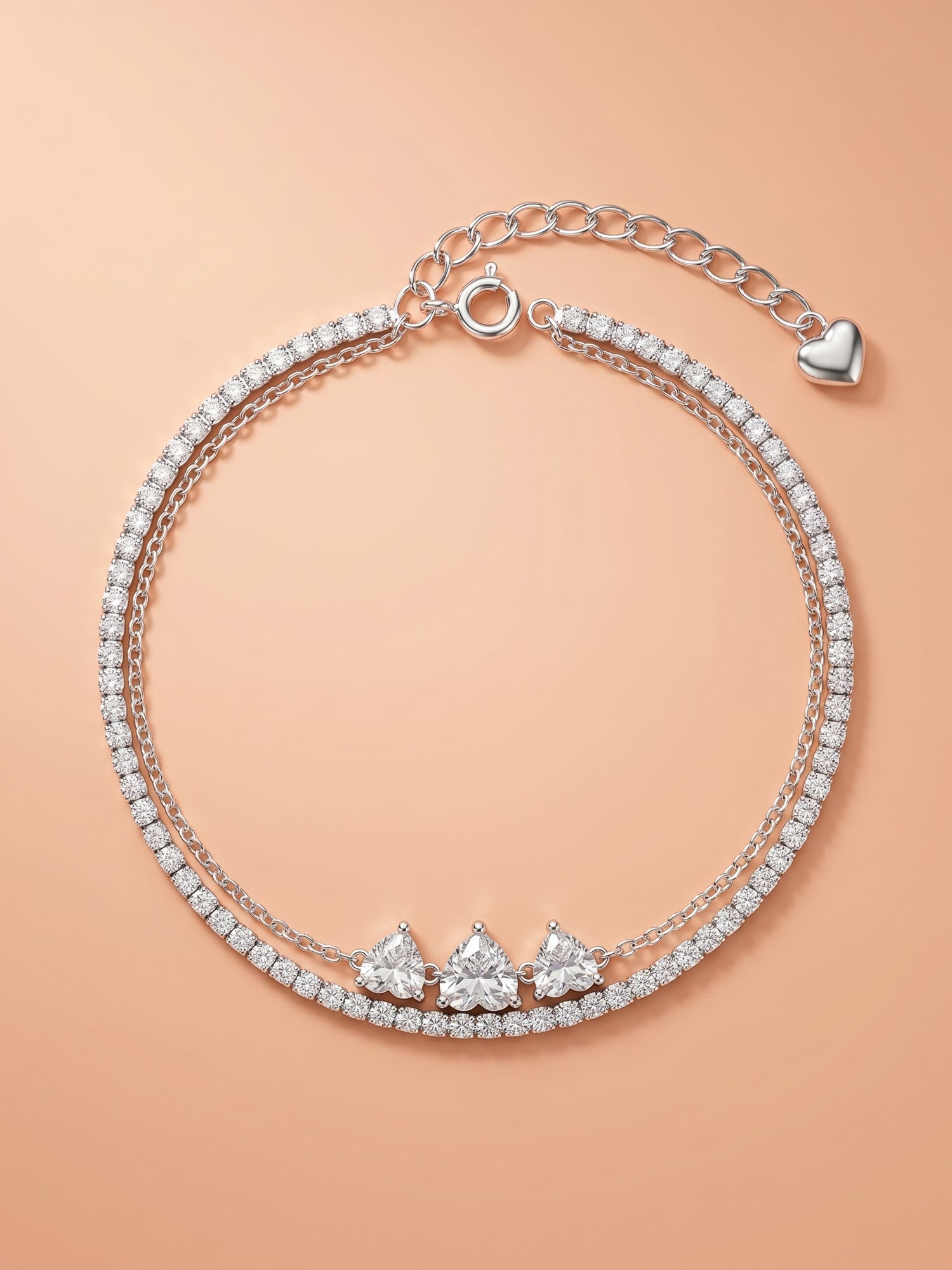 Tres Aura Tennis Bracelet