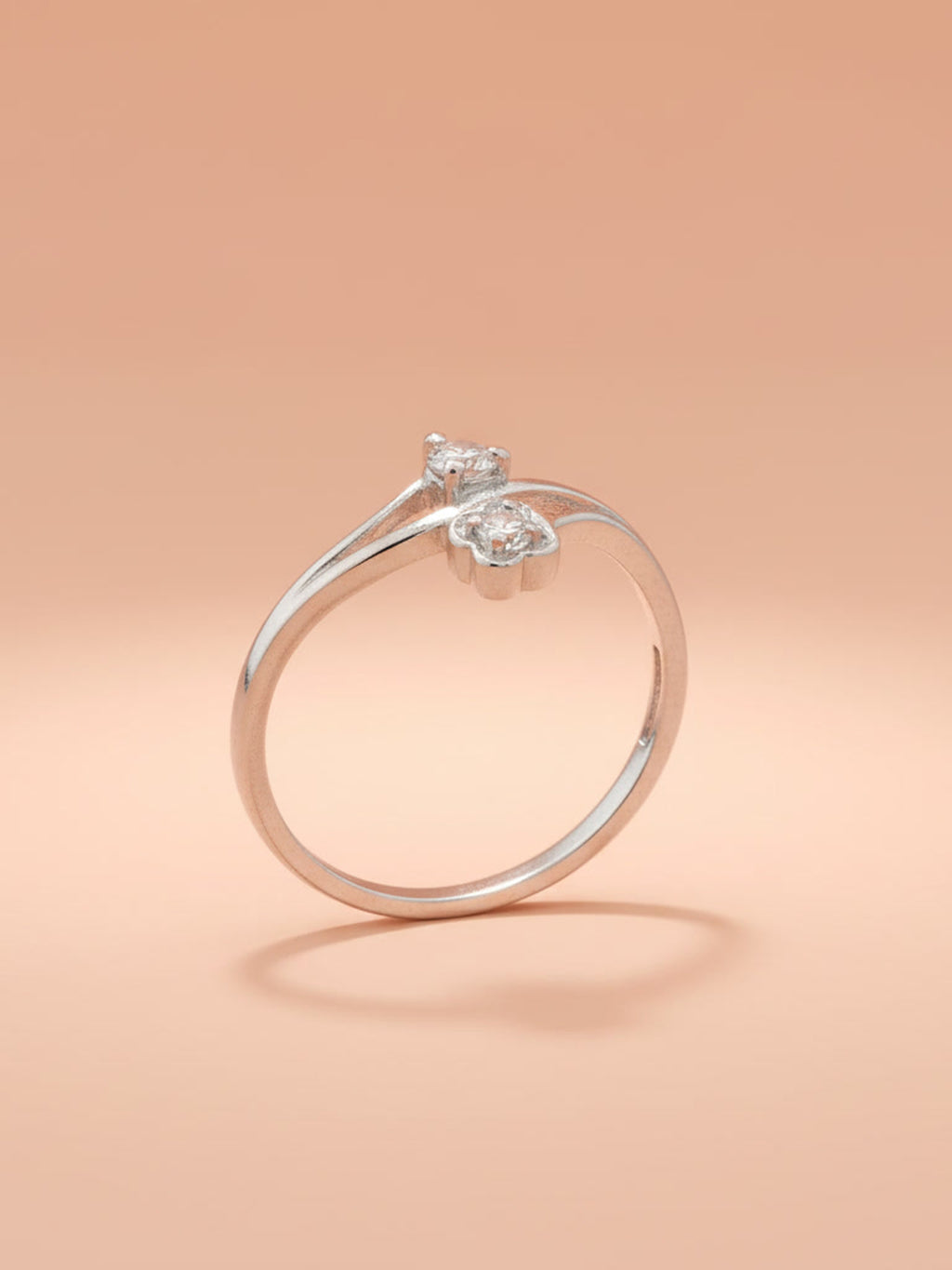 Clover Duo Bypass Ring