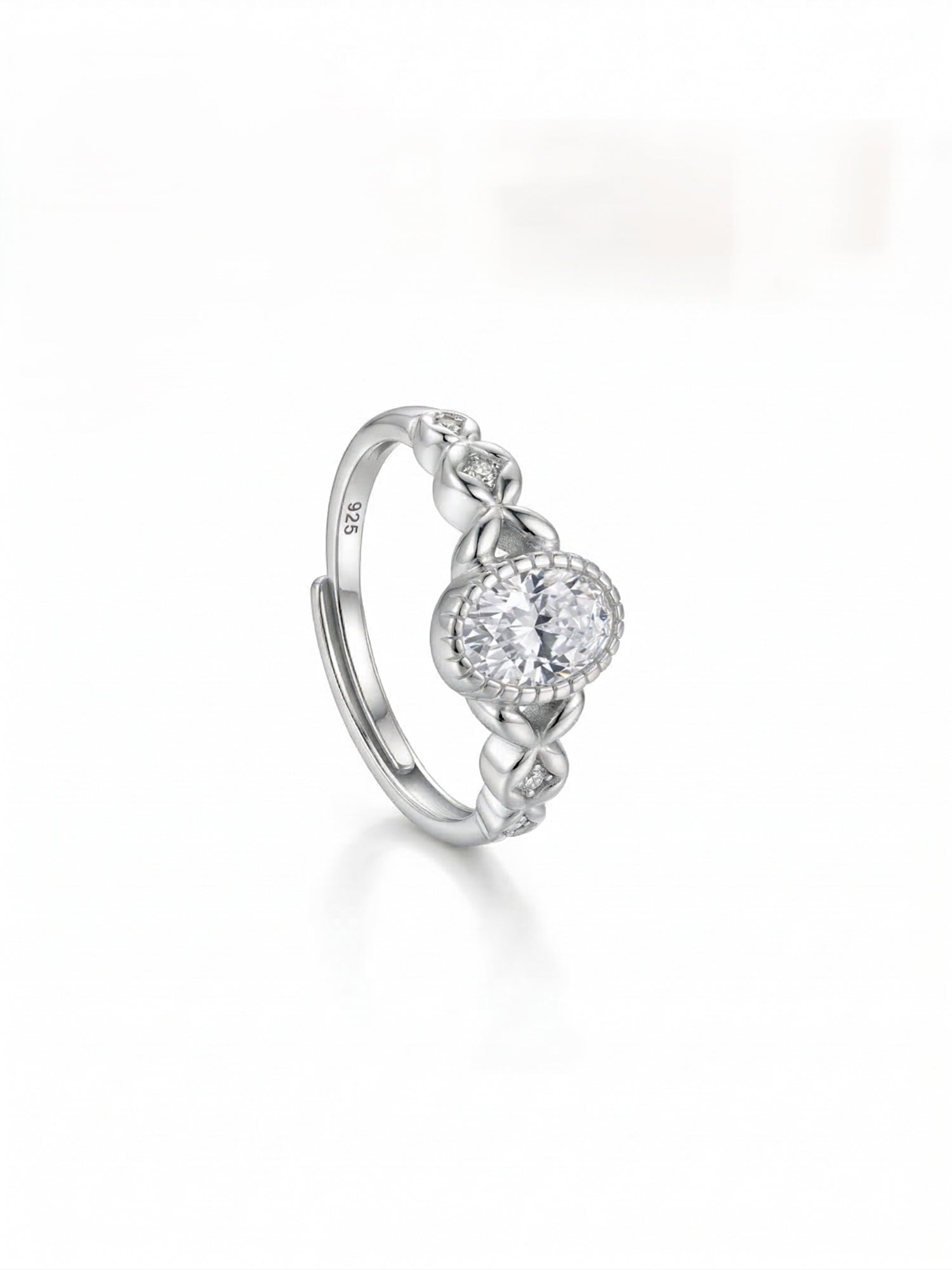 Vintage Oval Milgrain Ring