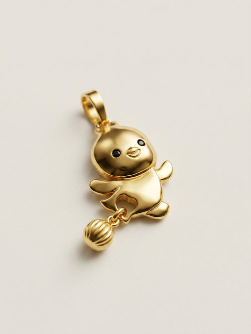 Chubby Chick Gold Pendant