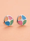 Geometric Square Hoop Earrings