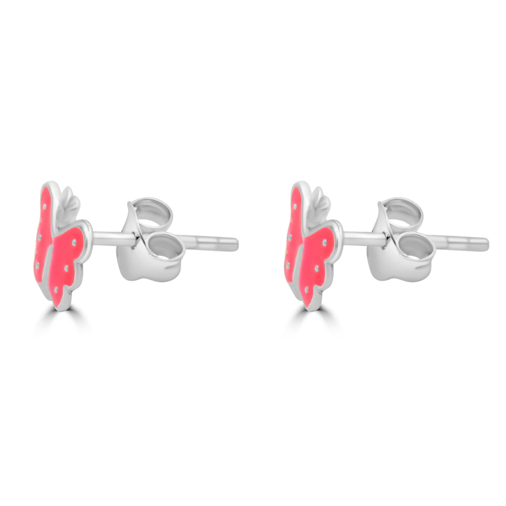 Enamel Butterfly Studs