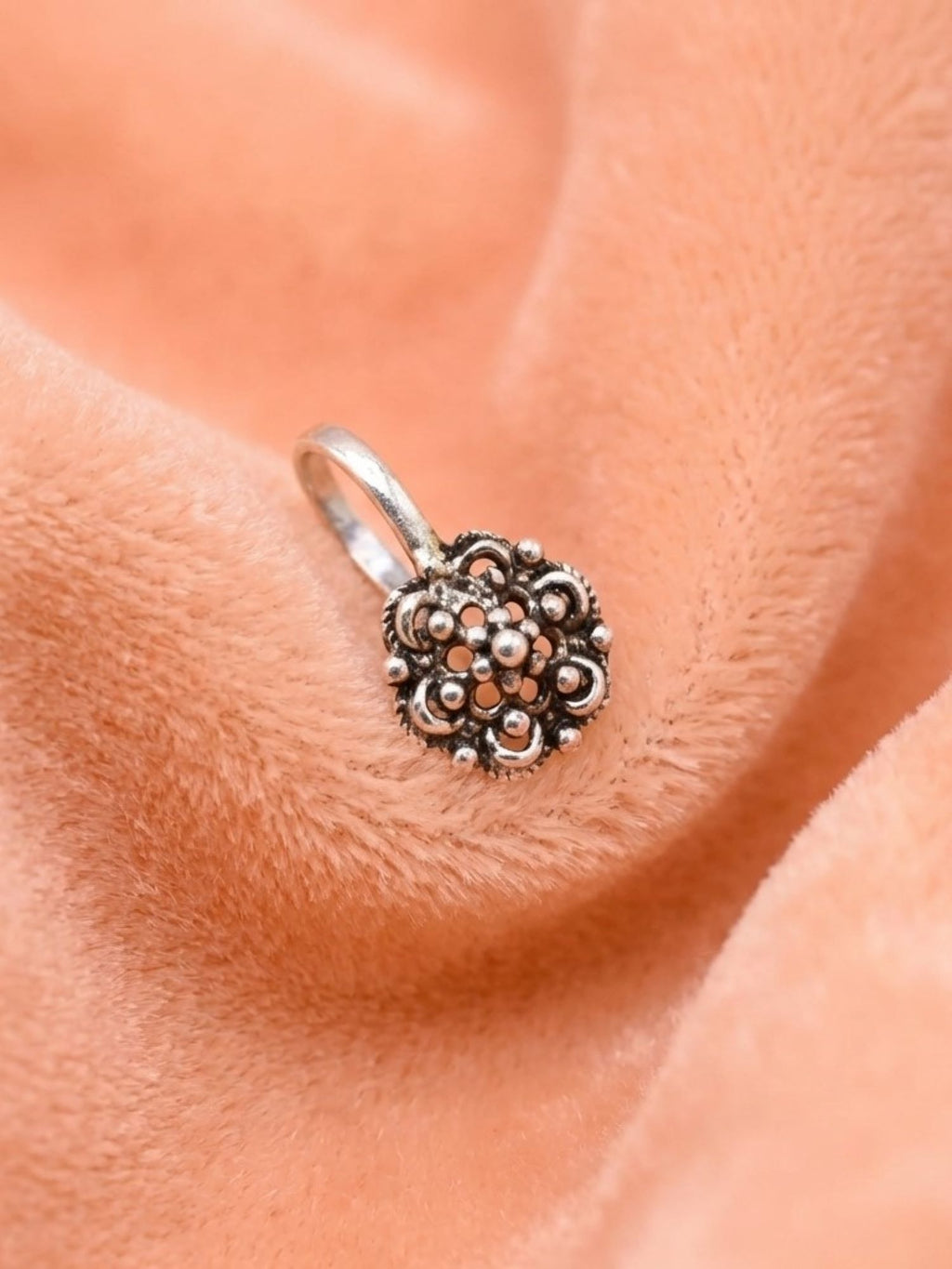 Braided Blossom Nose Pin