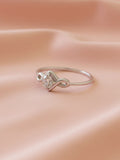 Infinity Swirl Solitaire Ring
