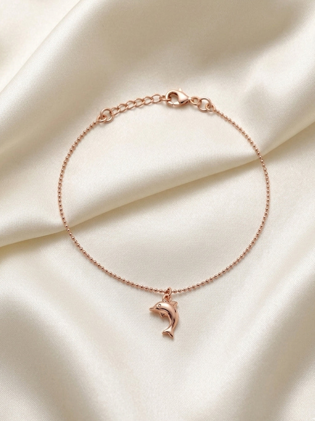 Roseate Playful Dolphin Charm Bracelet