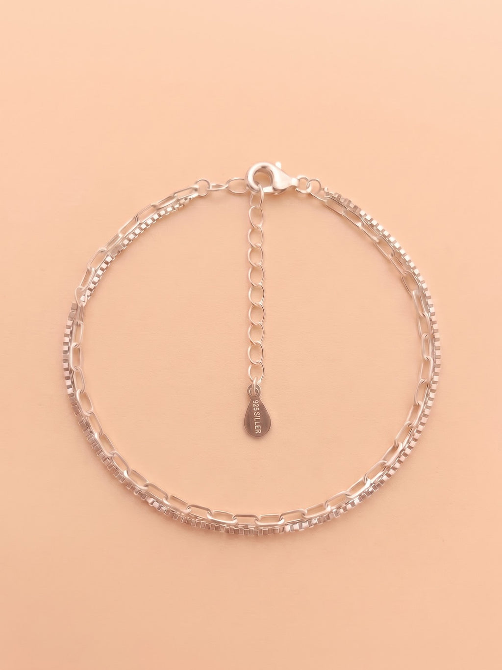 The Dual-Layer Paperclip & Venetian Box Chain Bracelet