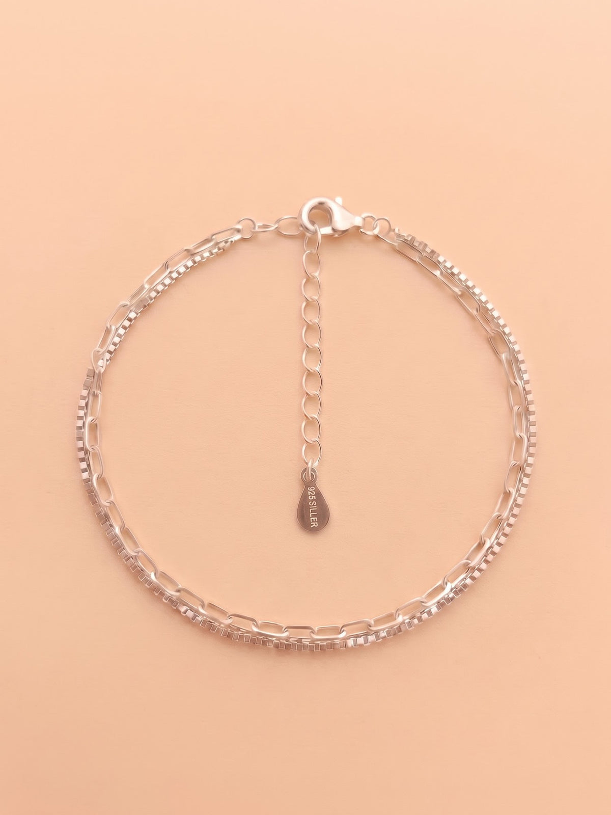 The Dual-Layer Paperclip & Venetian Box Chain Bracelet