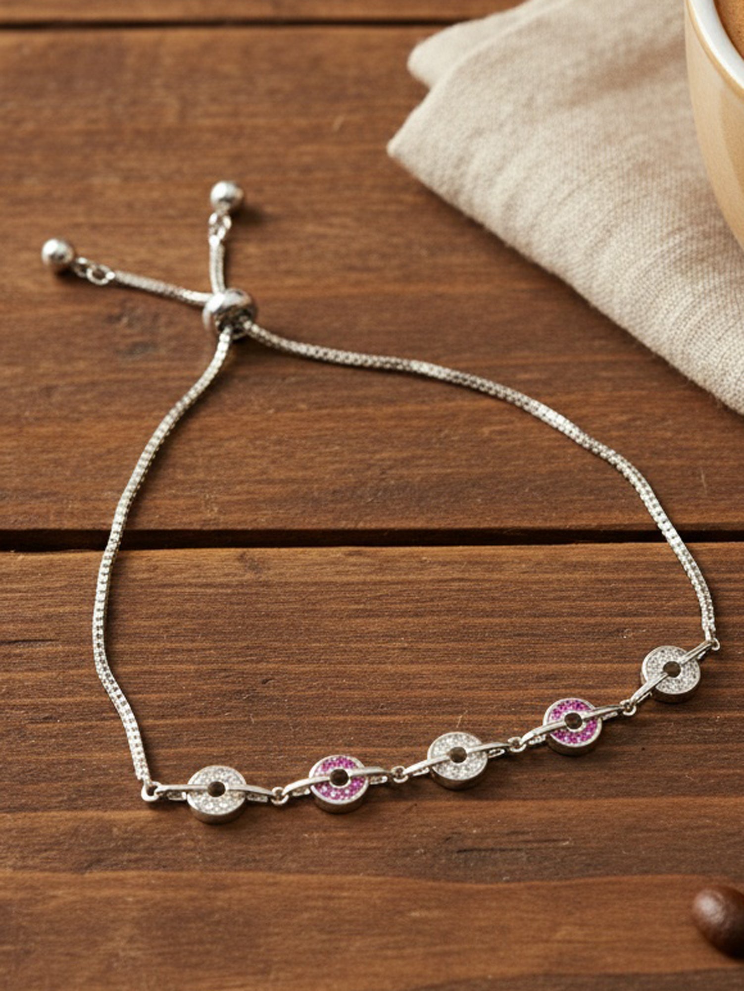 Radiant Orbit Bolo Bracelet