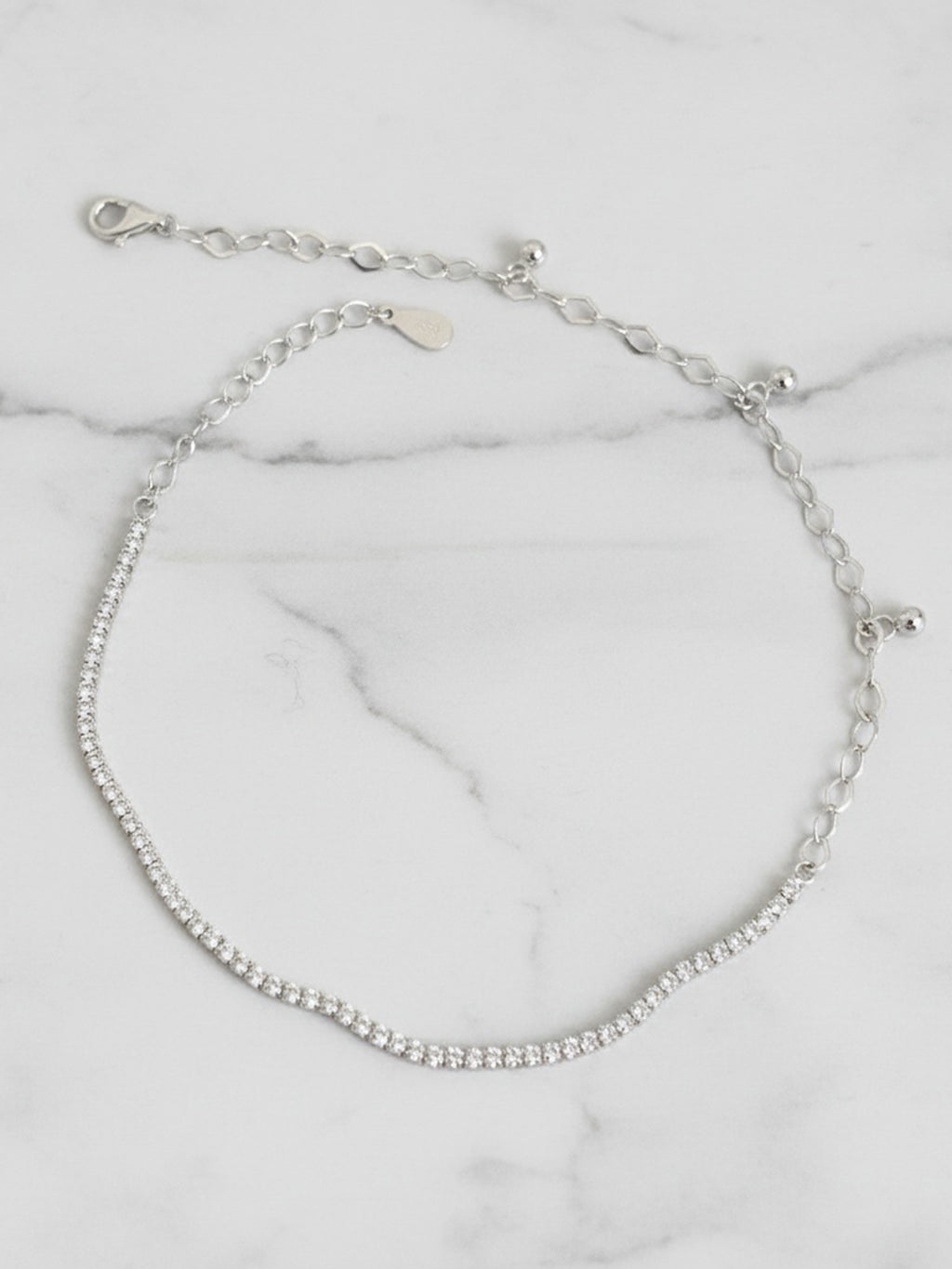Stellar Glow Tennis Anklet