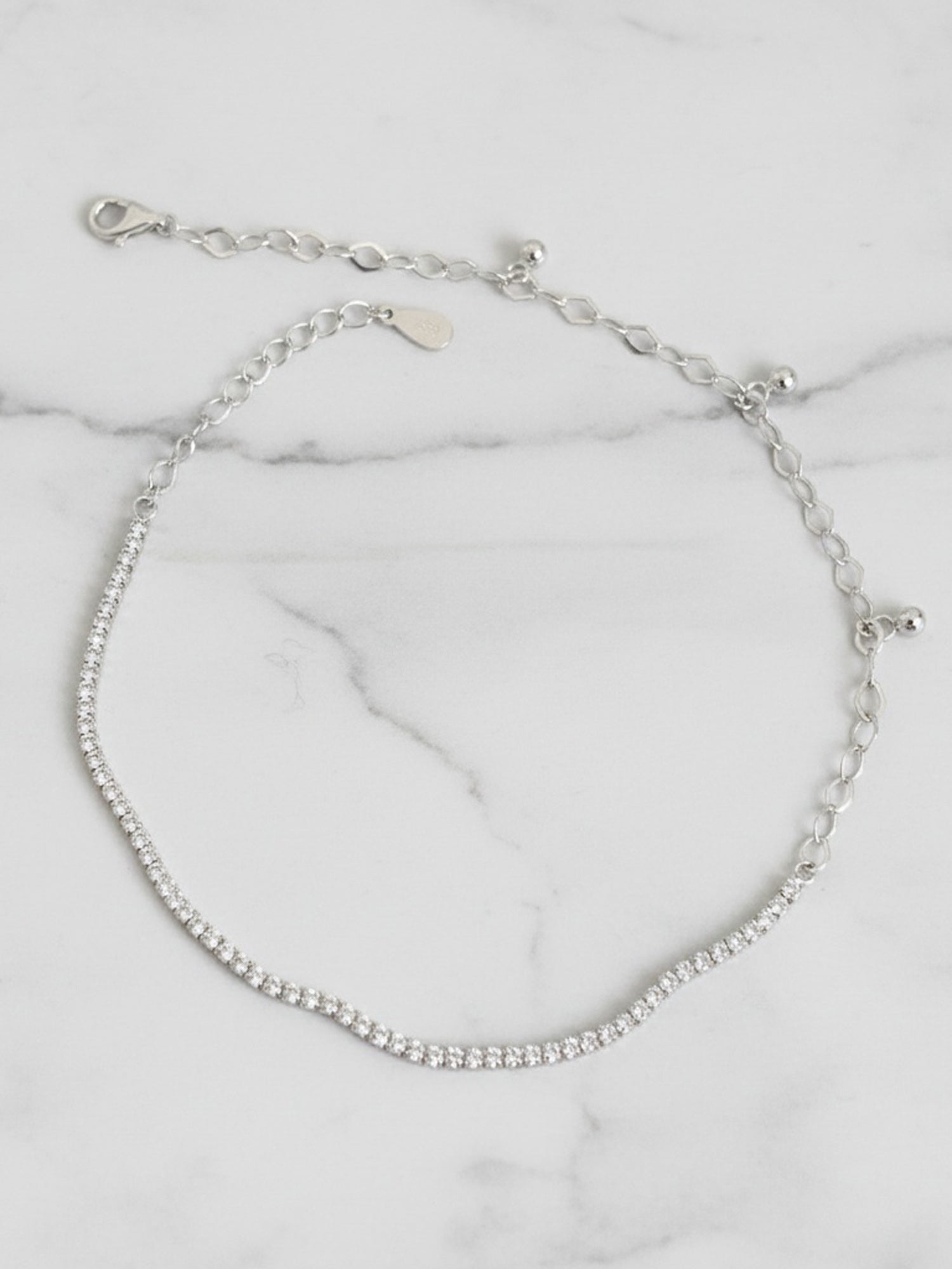 Stellar Glow Tennis Anklet