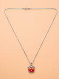 Kids Royal Enamel Crown Pendant Necklace
