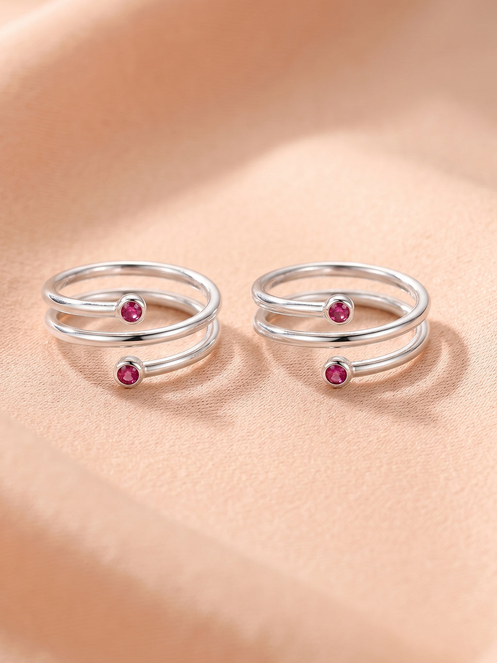 Serene Spiral Toe Ring