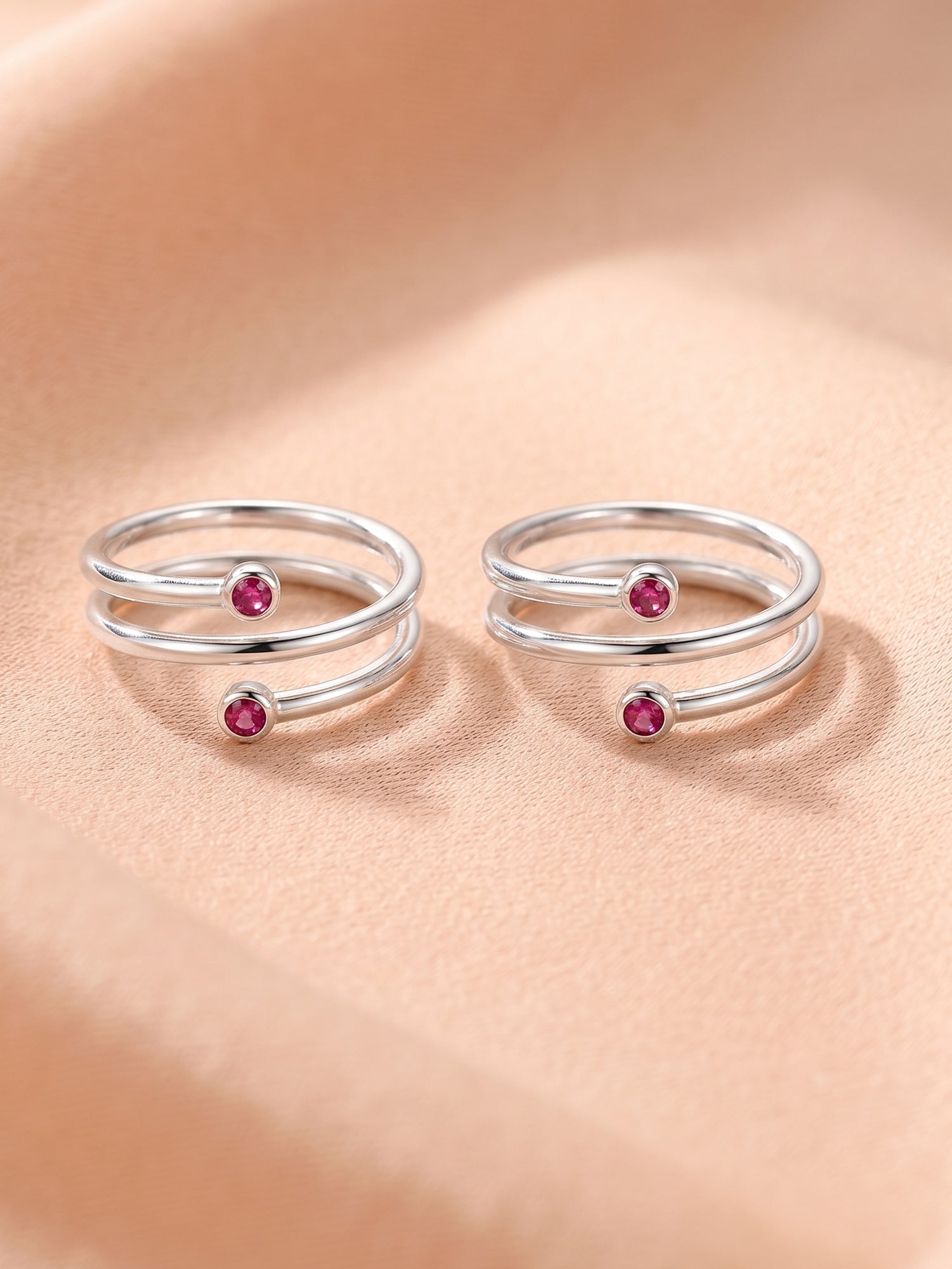 Serene Spiral Toe Ring