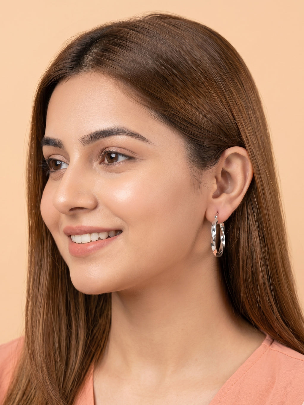 Twisted Ribbon Hoops