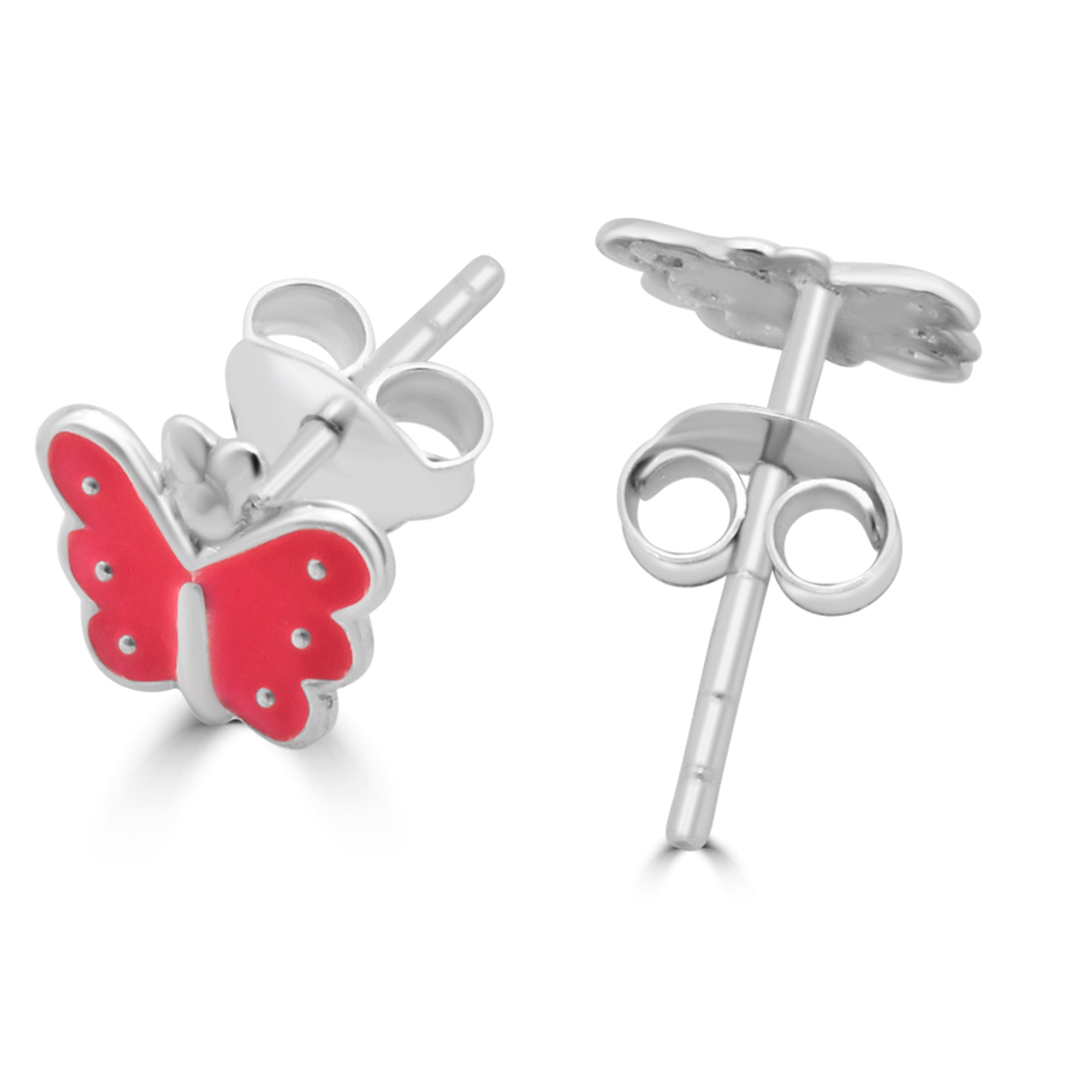 Enamel Butterfly Studs