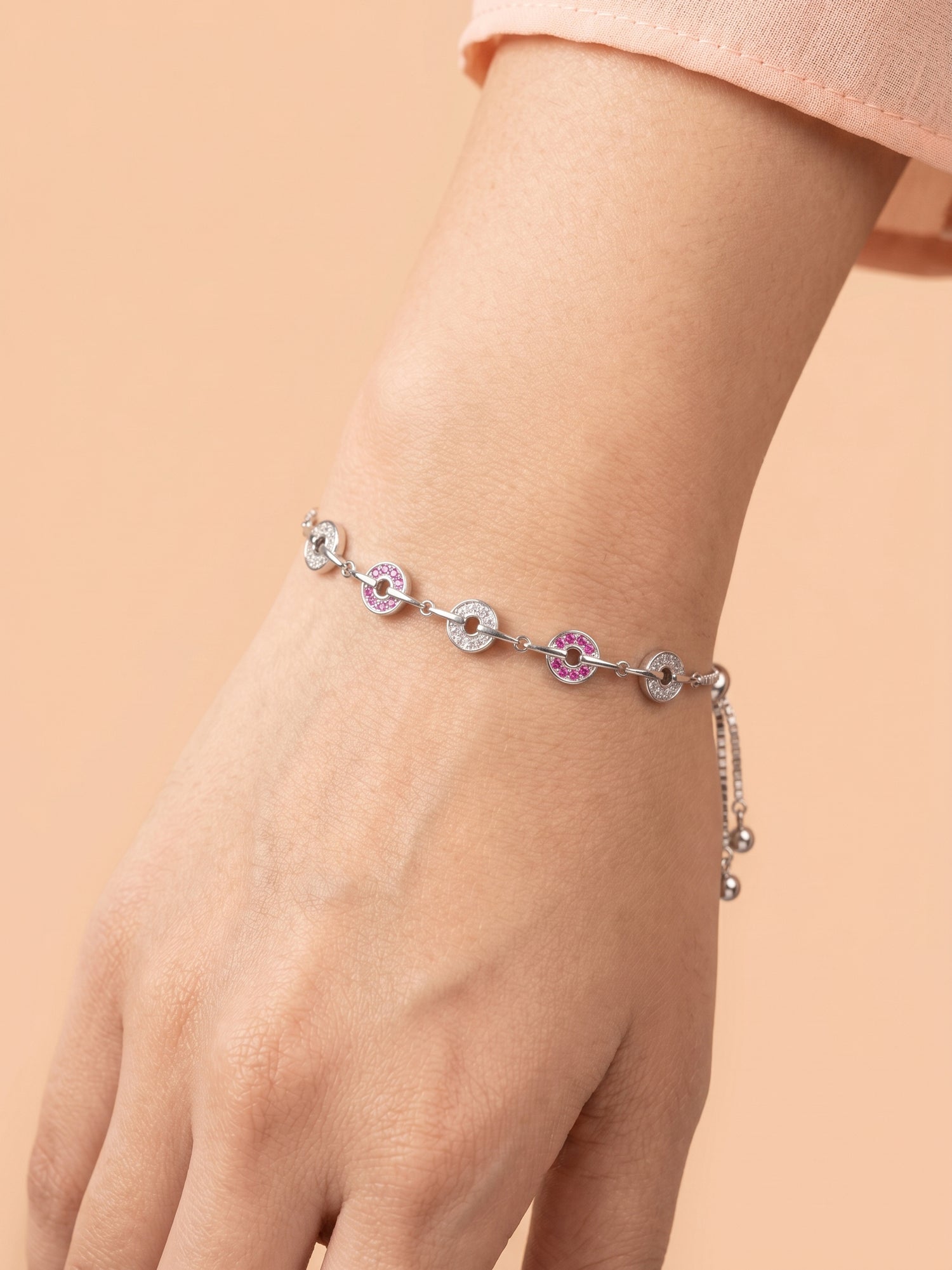 Radiant Orbit Bolo Bracelet