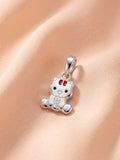 Kids Red Accent Chibi Squirrel Pendant