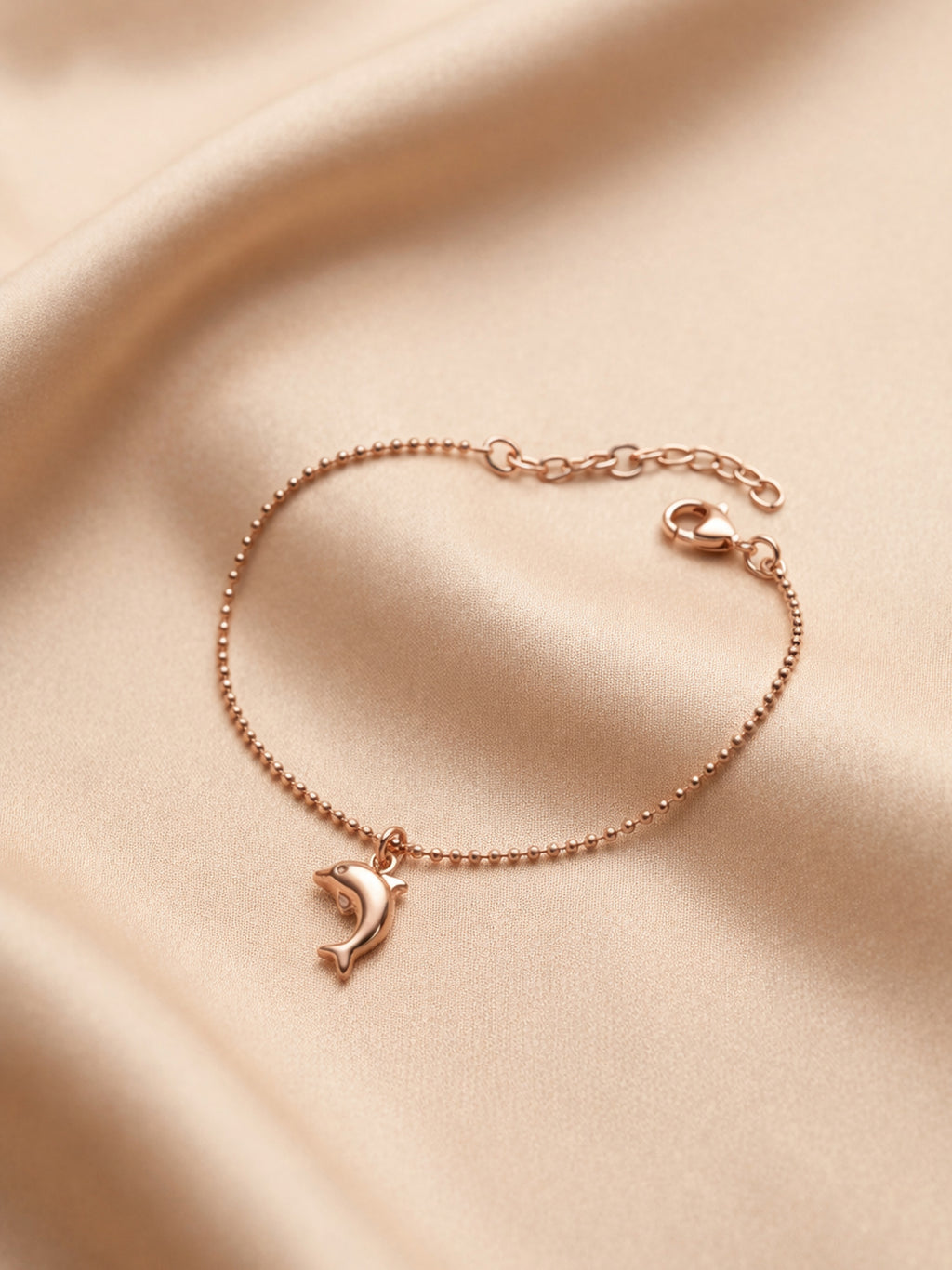 Roseate Playful Dolphin Charm Bracelet