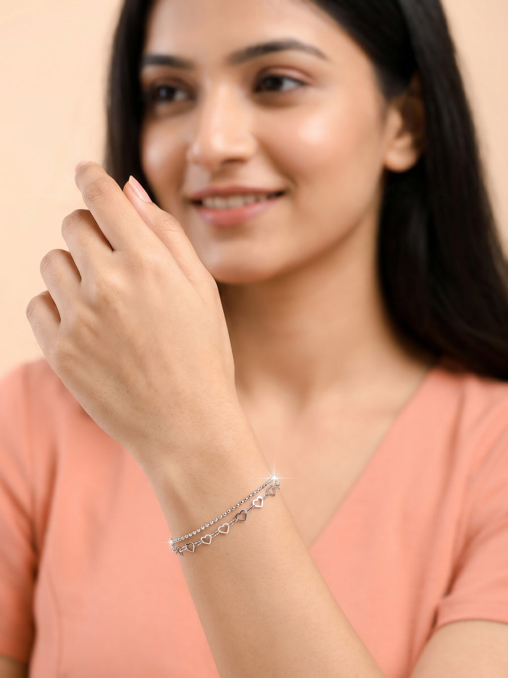 Infinite Devotion Silver Bracelet