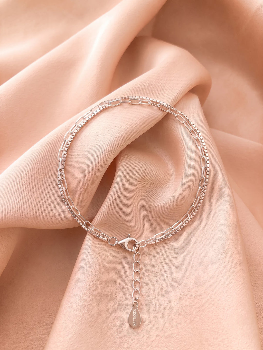 The Dual-Layer Paperclip & Venetian Box Chain Bracelet