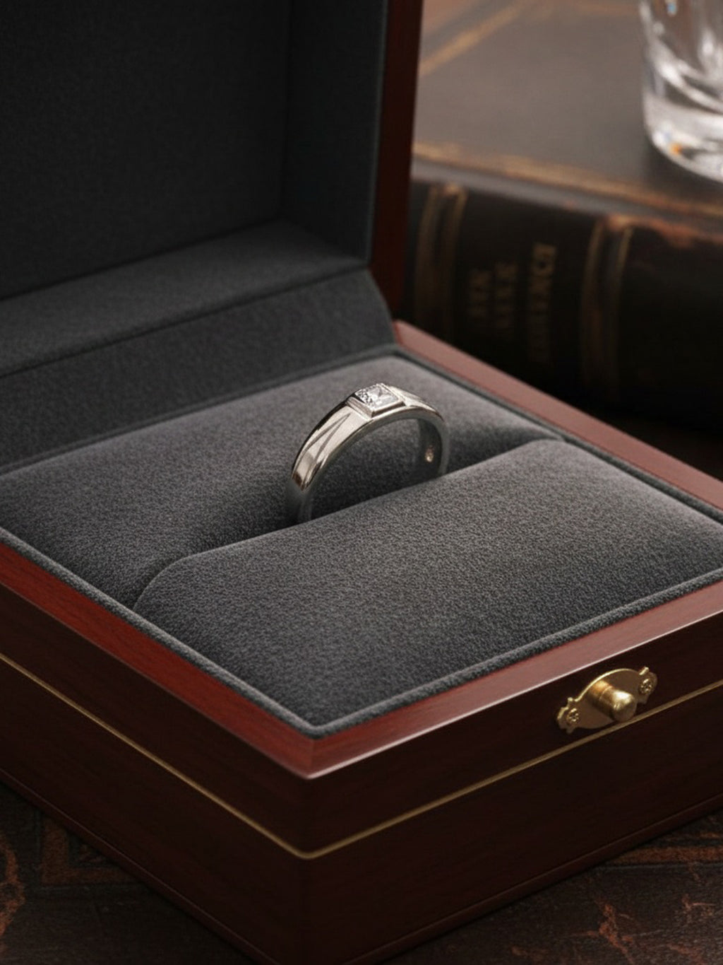 Monarch Square Men's Ring