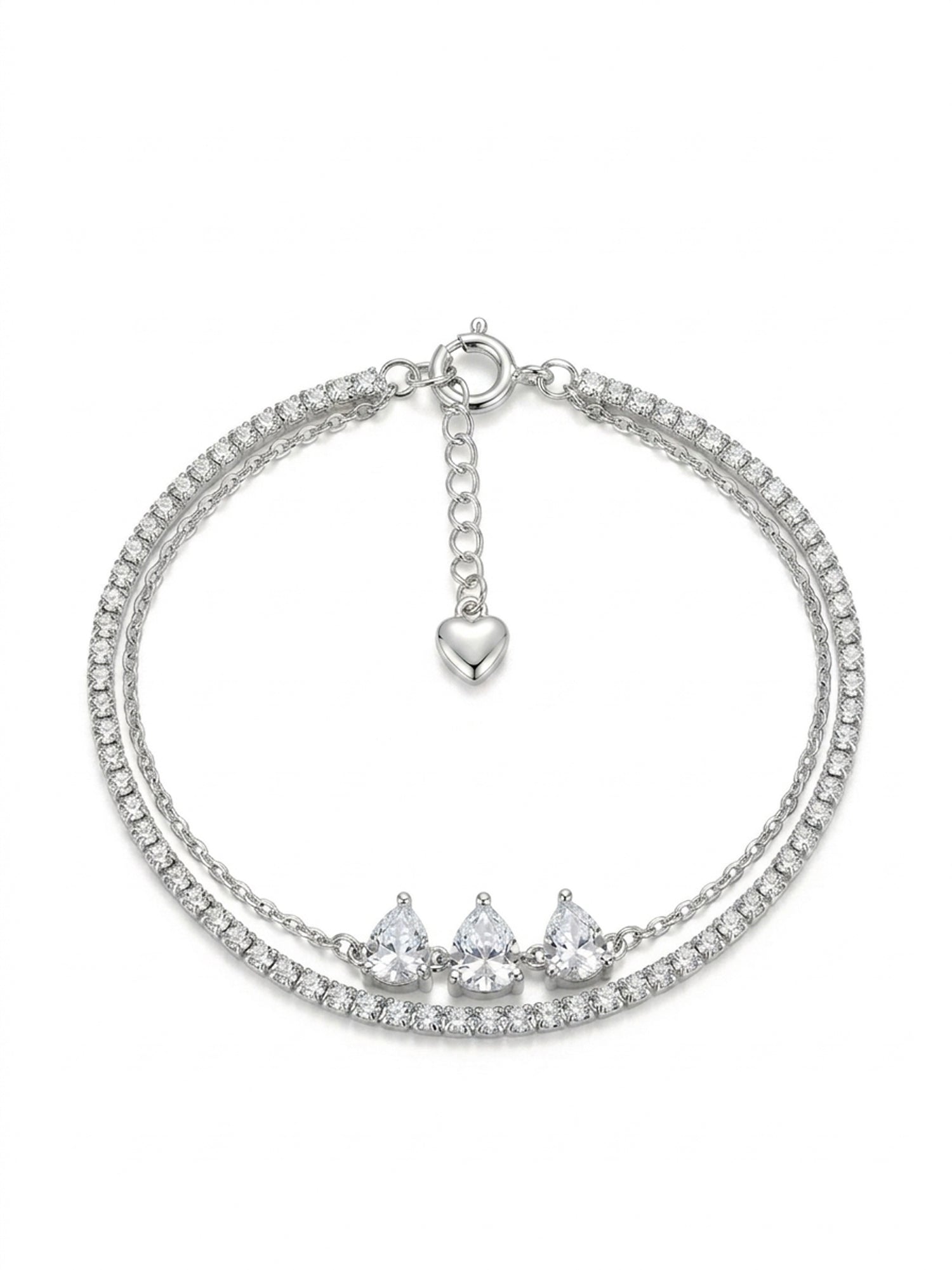 Tres Aura Tennis Bracelet