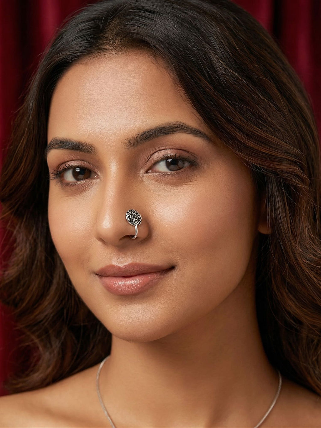 Ornate Mandala Nose Pin