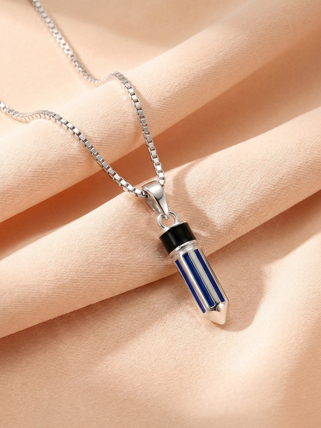 Kids Miniature Pencil Enamel Pendant Necklace