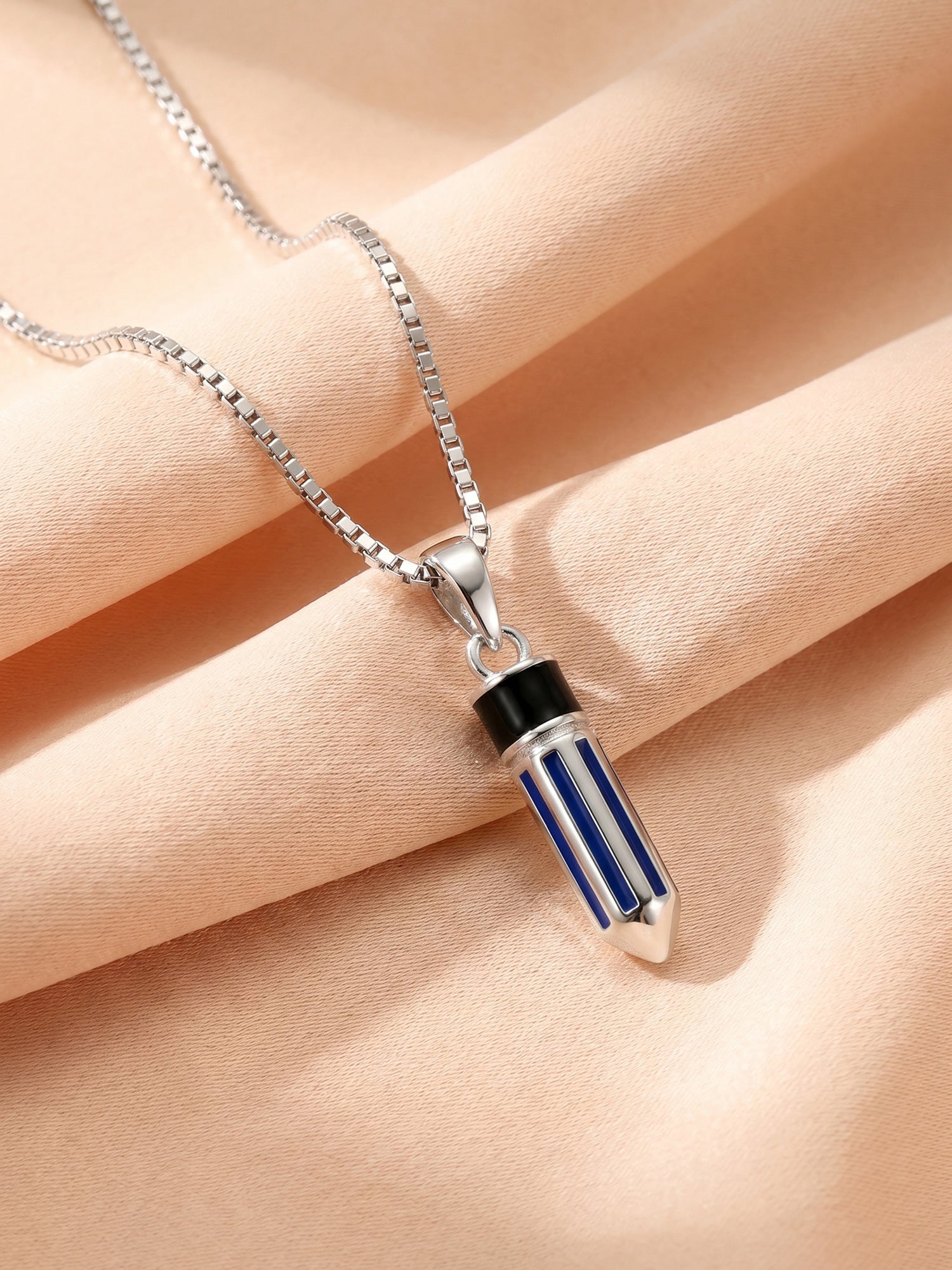 Kids Miniature Pencil Enamel Pendant Necklace