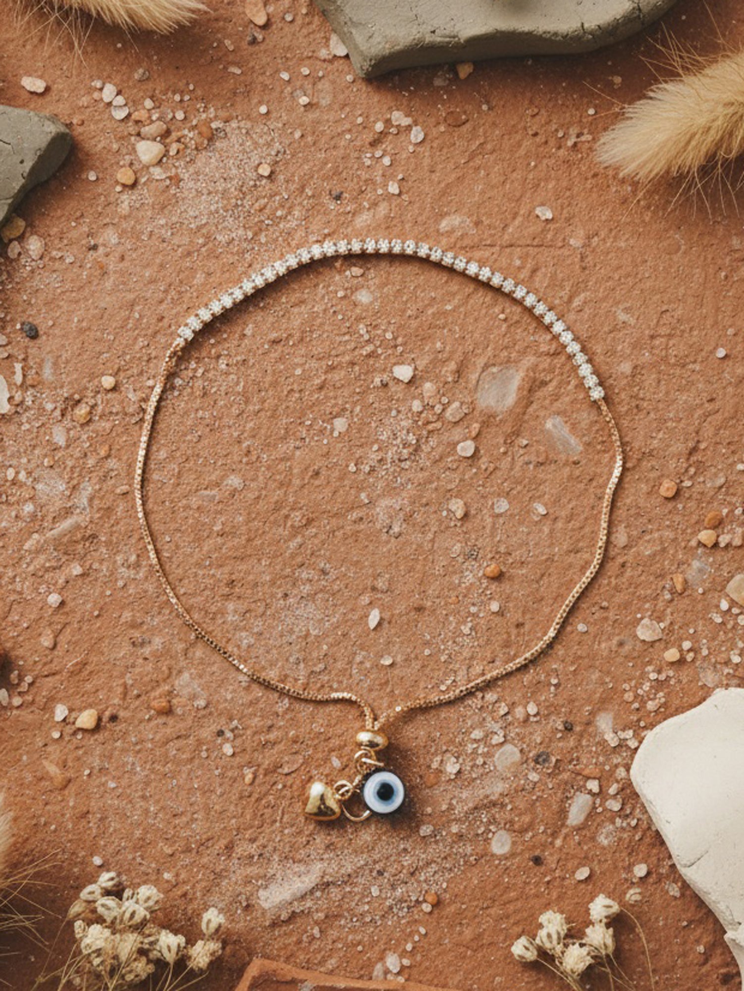 Azure Protection Rose Bracelet