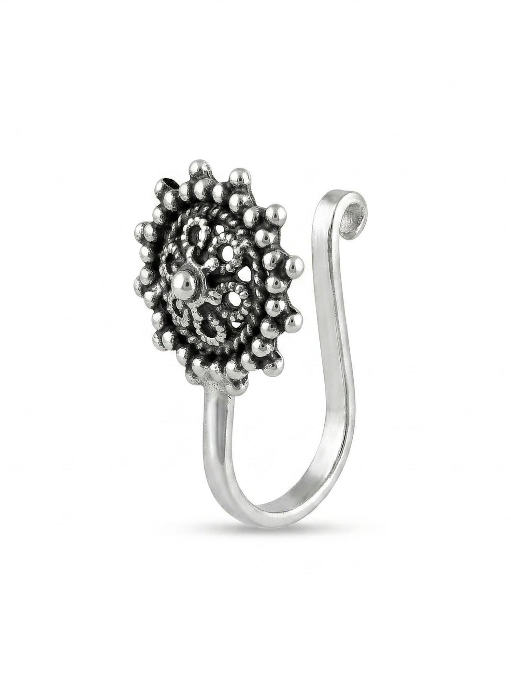 Ornate Radiant Nose Pin