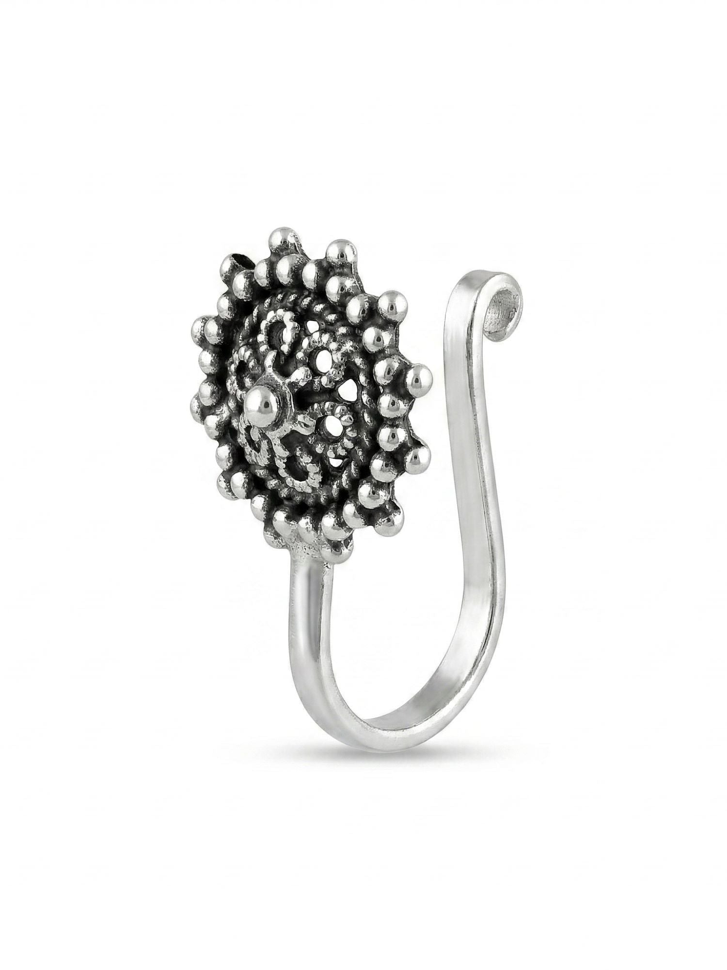 Ornate Radiant Nose Pin