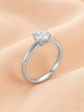Classic Four-Prong Solitaire Ring