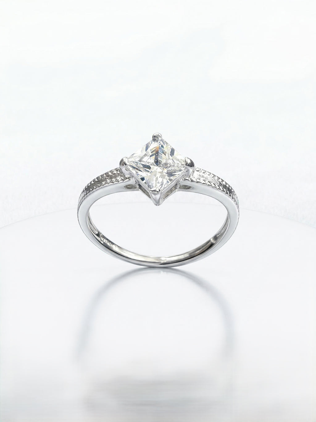 Radiant Princess Solitaire Ring