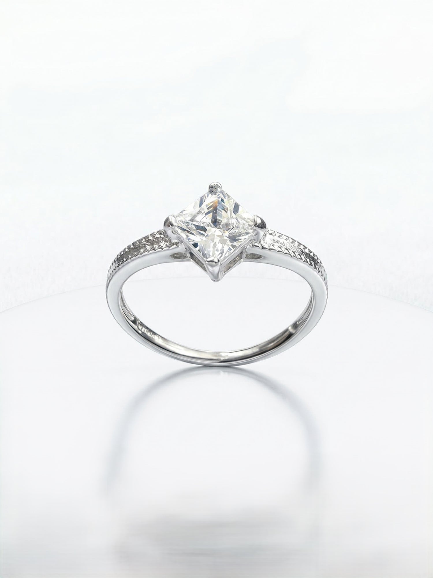 Radiant Princess Solitaire Ring